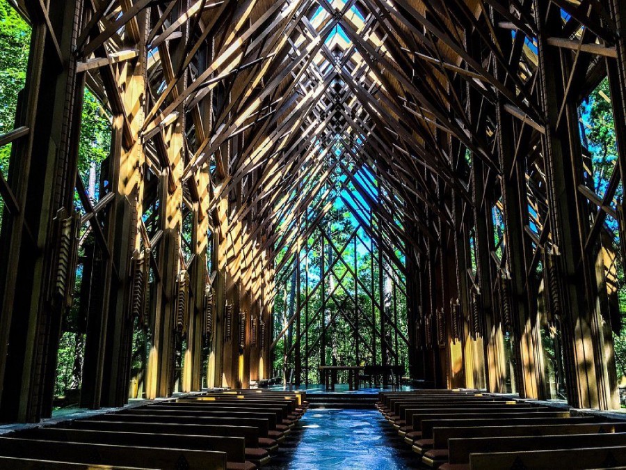 Anthony Chapel at Garvan Woodland Gardens Stay & Celebrate Nearby