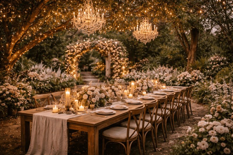 Garden wedding venue inspiration