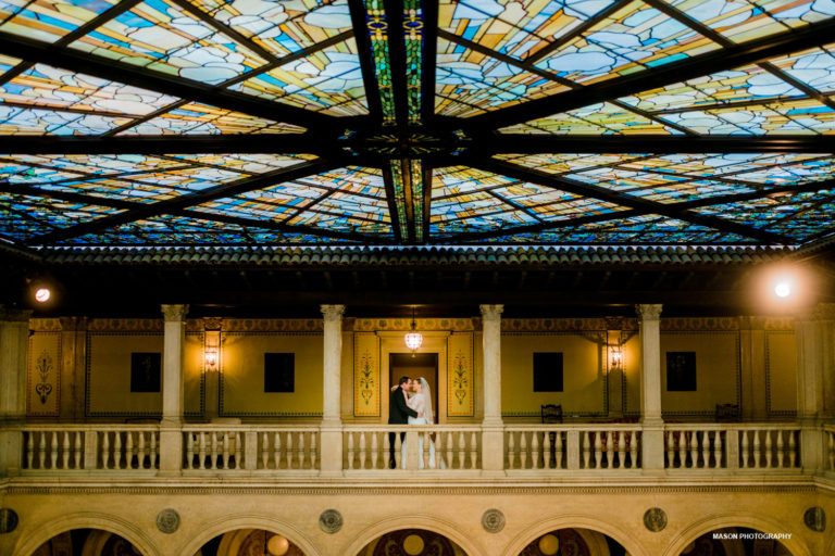 The Patio at Archmere Academy wedding venue