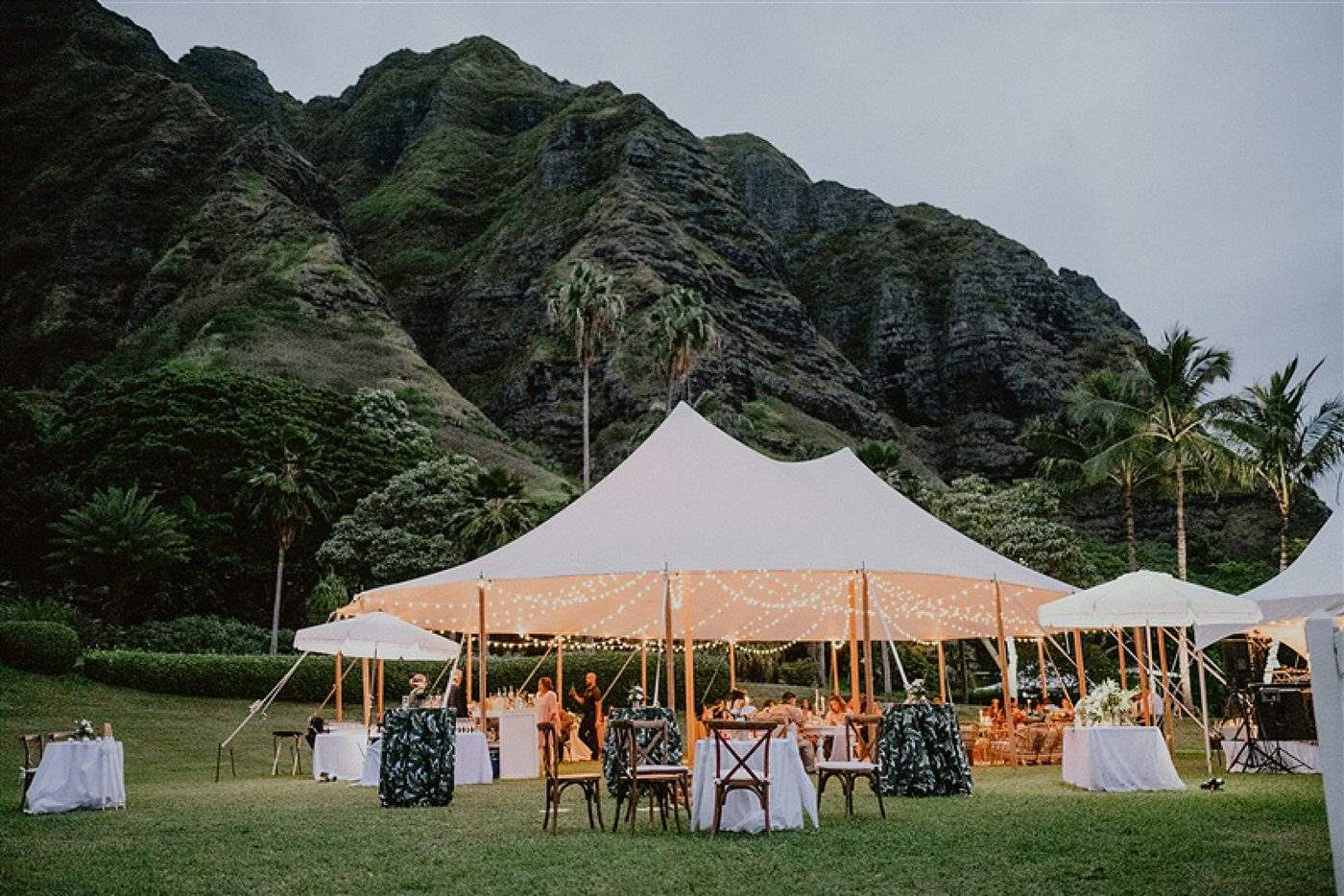 Paliku Gardens at Kualoa Ranch wedding venue