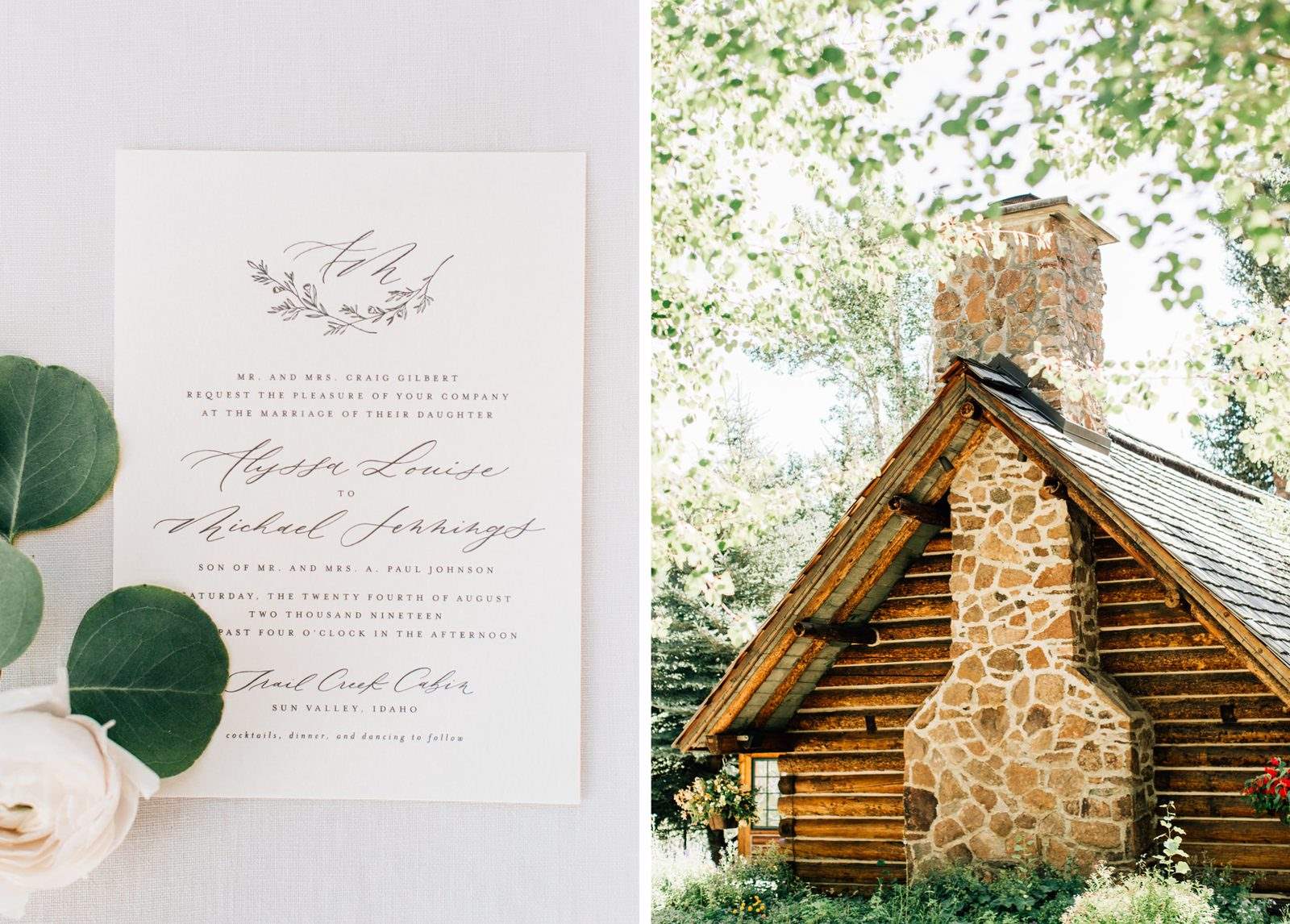 Trail Creek Cabin at Sun Valley Resort wedding venue