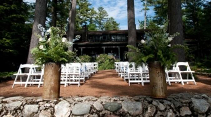 Migis Lodge on Sebago wedding venue