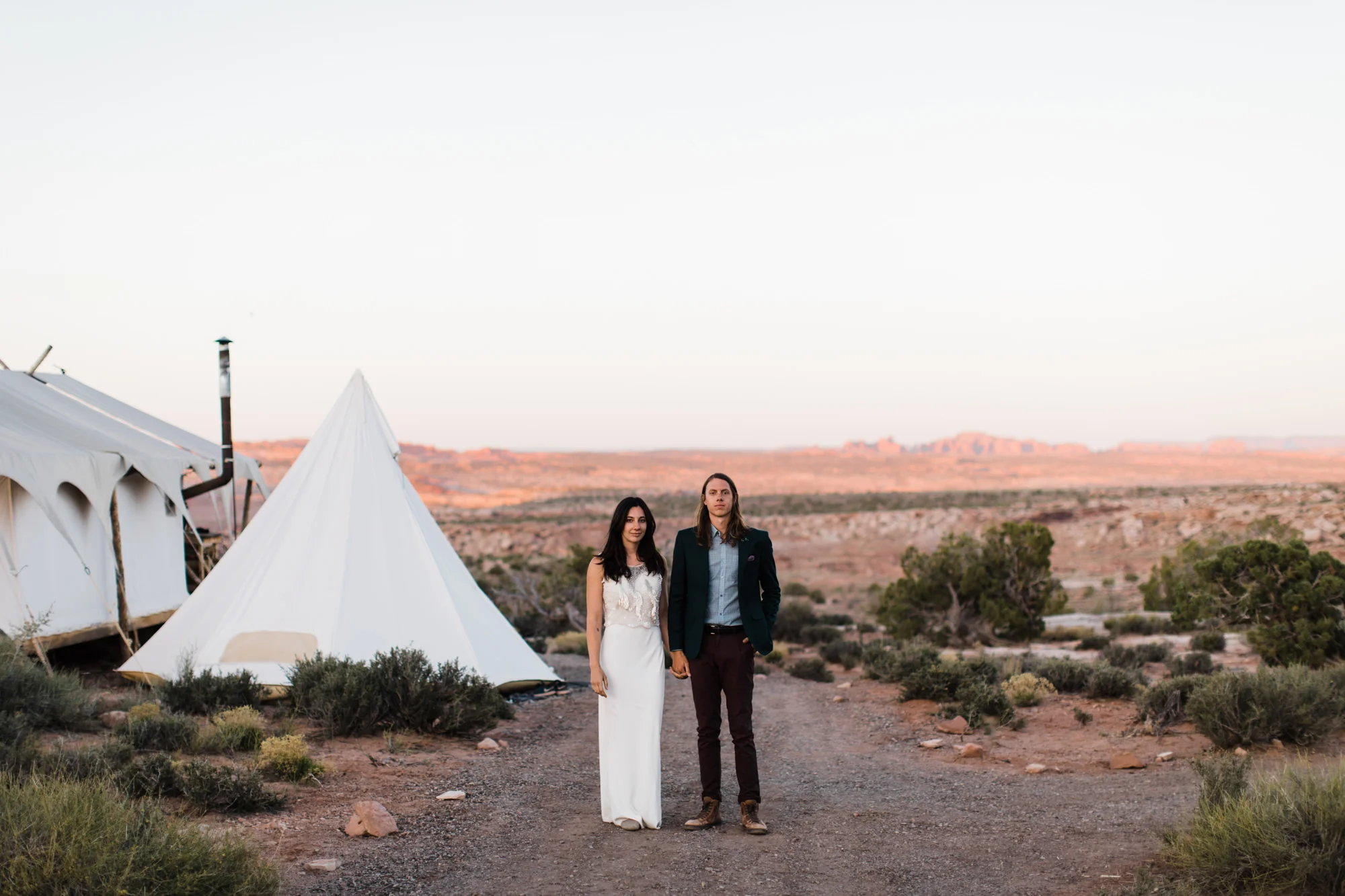 Under Canvas Moab wedding venue